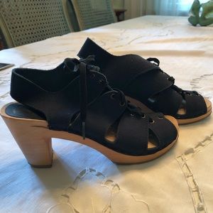 No. 6 Lace-Up Isadora Clog Sandals